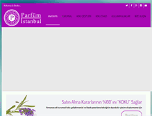 Tablet Screenshot of parfumistanbul.com